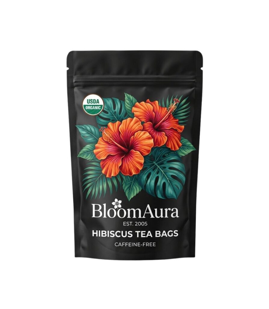 BloomAura Hibiscus Tea bags